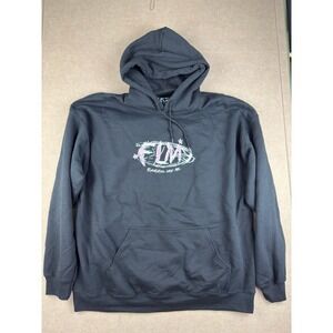 Lucki Hoodie Men XL Black Flawless Like Me Graphic Rap‎ Tour Pullover